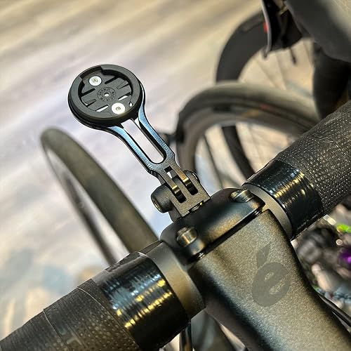 Support De Guidon Pour Ordinateur De Vélo - Compatible Garmin Edge, Wahoo, Bryton, Etc. - Montage Sur Guidon Intégré Type Deda Alanera Support Garmin Edge