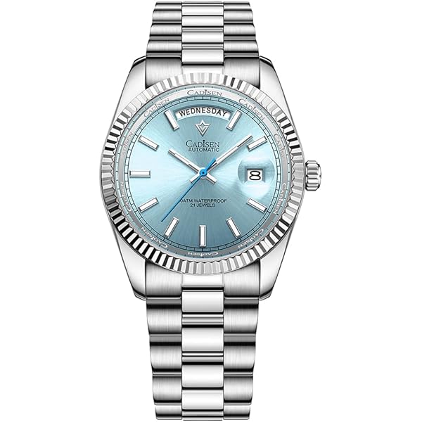 Amazon.com: CADISEN Men Automatic Watch Sapphire Luxury Mechanical