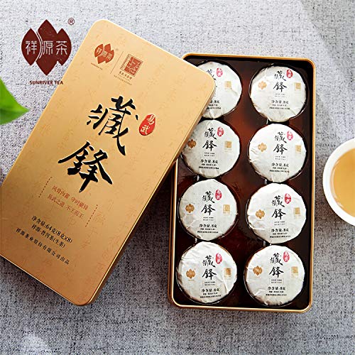 Pu-Erh Cake Tee China Yunnan Authentischer Mini-Serie Tragbar Pu'er Raw Tuocha 64 Gramm – Bild 4