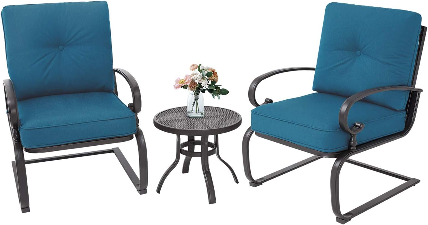 Incbruce 3Pcs Outdoor Patio Furniture Conversation Sets (2