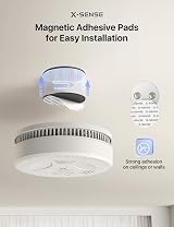 X-Sense SD11 10-Year Battery Smoke Alarm 2-Pack Magnetic Mount EN view 3