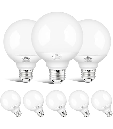 TCP 14-Watt G25 Globe CFL Bulb - Soft White 2700K, Energy-Saving Light Bulb With 800 Lumens - View #9