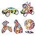 CRZDEAL INTEY 66-Piece Magnetic Building Blocks Toy Sets for Creativity Beyond Imagination with Unique and Colorful Shapes