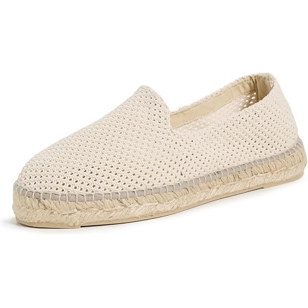 Amazon.com | manebi Women's Flat Raffia Espadrilles, Raffia