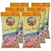 All Nuts 6 Pack Sour Belts Sweet Candy Halal Certified, 7.5oz Bags