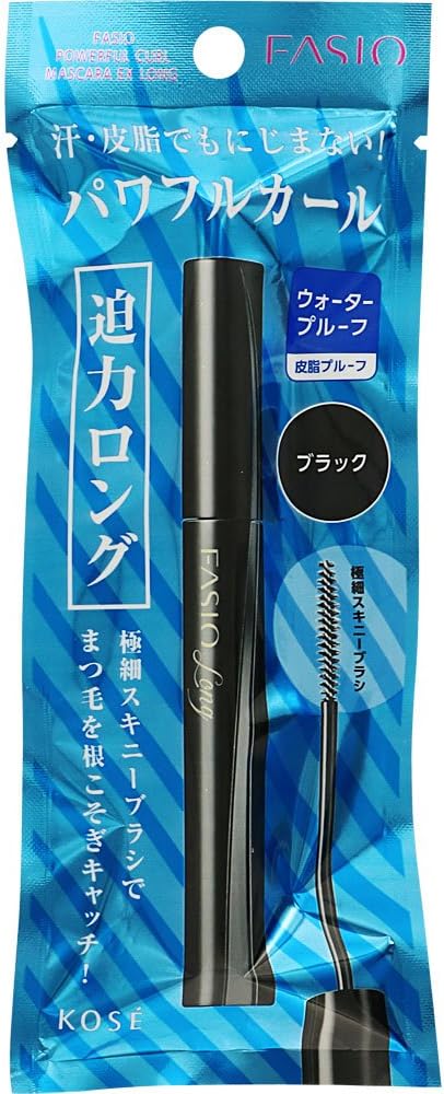 Amazon ファシオ パワフルカール マスカラ Ex ロング ブラック Bk001 5g Fasio ファシオ ビューティー 通販