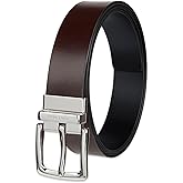 Cole Haan mens Reversible Embossed Logo Loop Casual Belt