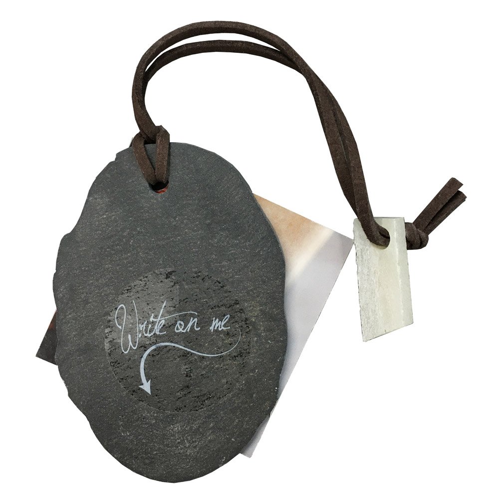 SPARQ Wine Notes (S/1) -Oval, Slate, 0.1 x 0.1 x 0.1 cm