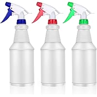 Spray Bottles Empty Spray Bottle for Cleaning 3 Pack Refillable Plastic Spray Bottles 750ML Leak Proof Water Spraying Bottle