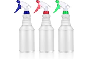 Spray Bottles Empty Spray Bottle for Cleaning 3 Pack Refillable Plastic Spray Bottles 750ML Leak Proof Water Spraying Bottle 