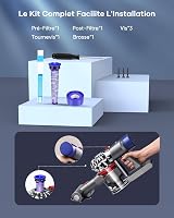 FLYLINKTECH 8000mAh Dyson V7 Battery Replacement for SV11 Animal Fluffy view 6