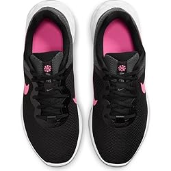 Nike Women's Race Running Shoe, Black Hyper Pink