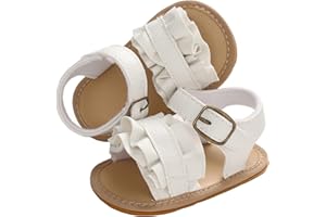 EAU LAYAMEN Baby Girl Sandals Summer Crib Shoes Bowknot Soft Sole Infant Girls Princess Dress Flats First Walker Shoes