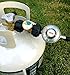 Gauge Master Premium 2 Foot Universal QCC1 Low Pressure LP Propane Regulator - BBQ Grill Replacement Hose fits Most LP Gas Grills, Heaters and Fire Pit Table - 3/8