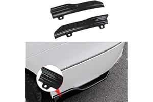 NINTE Rear Bumper Skirts for 2018-2020 Honda Accord, ABS Painted Gloss Black Side Diffuser