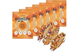 egglife egg white wraps, Southwest, Egg White Wraps, 36 Total Wraps (6-6 Packs) - Gluten Free, Dairy Free, No Flour, Sugar Free, Keto Friendly, Paleo, Low Net Carb, Protein Packed