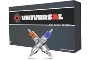 3RL - #8 = 0.25mm Turbo L. Taper - Universal Tattoo Needle Cartridges - Box of 20 Disposable Cartridge - Curved Magnum Round 