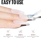 TOMICCA Milky White UV LED Gel Polish 8ml for French Nail Design, Soak-Off view 4