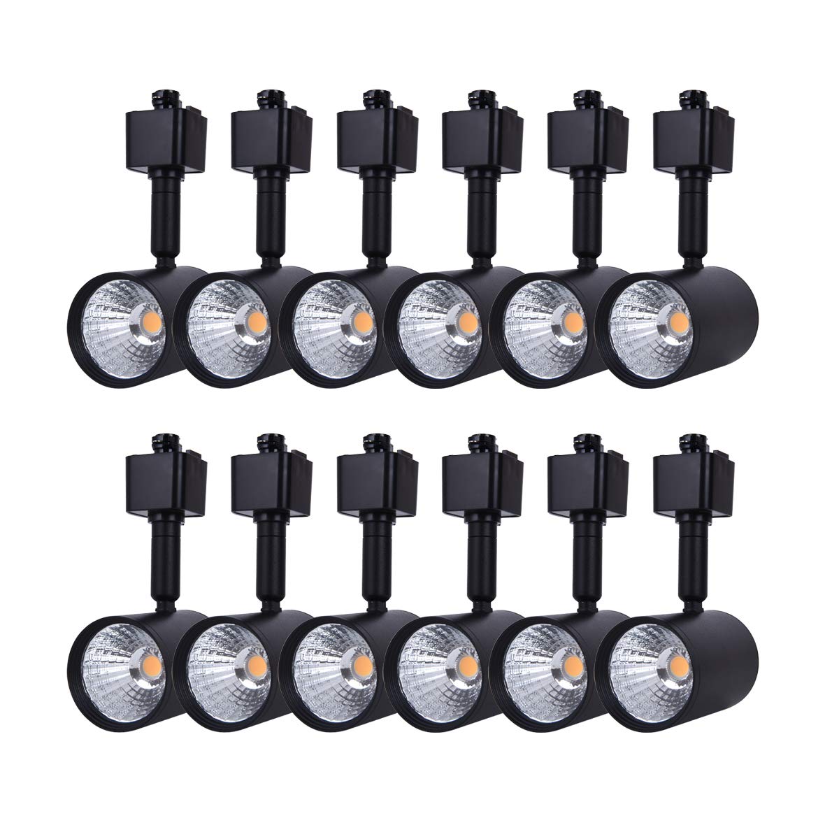 mirrea 12 Pack LED Track Lighting Heads Compatible with Single Circuit
