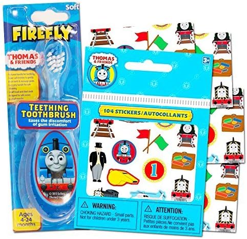 Thomas The Train Baby Toothbrush with Reward Stickers - Teething Toothbrush Toddler Infant