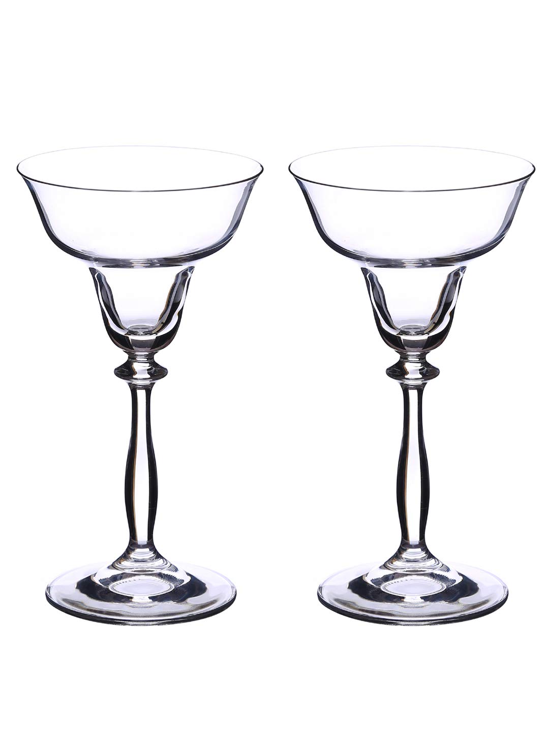 Buy BohemiaCrystal Angela Martini/Cocktail/Margarita Glass Set, 200ml