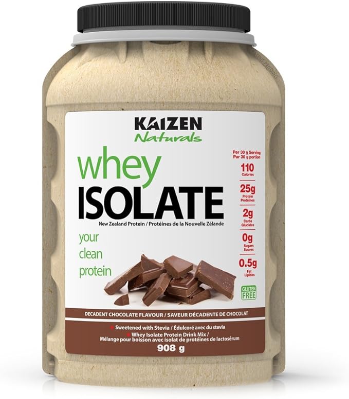 Kaizen 100 Natural Whey Protein Isolate 2 Pound Amazon.ca Health