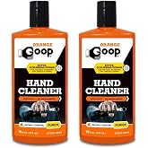 GOOP Orange Liquid with Pumice Multi-Purpose Waterless Hand Cleaner - 16 oz Flip-Top Bottle (Pack of 2)