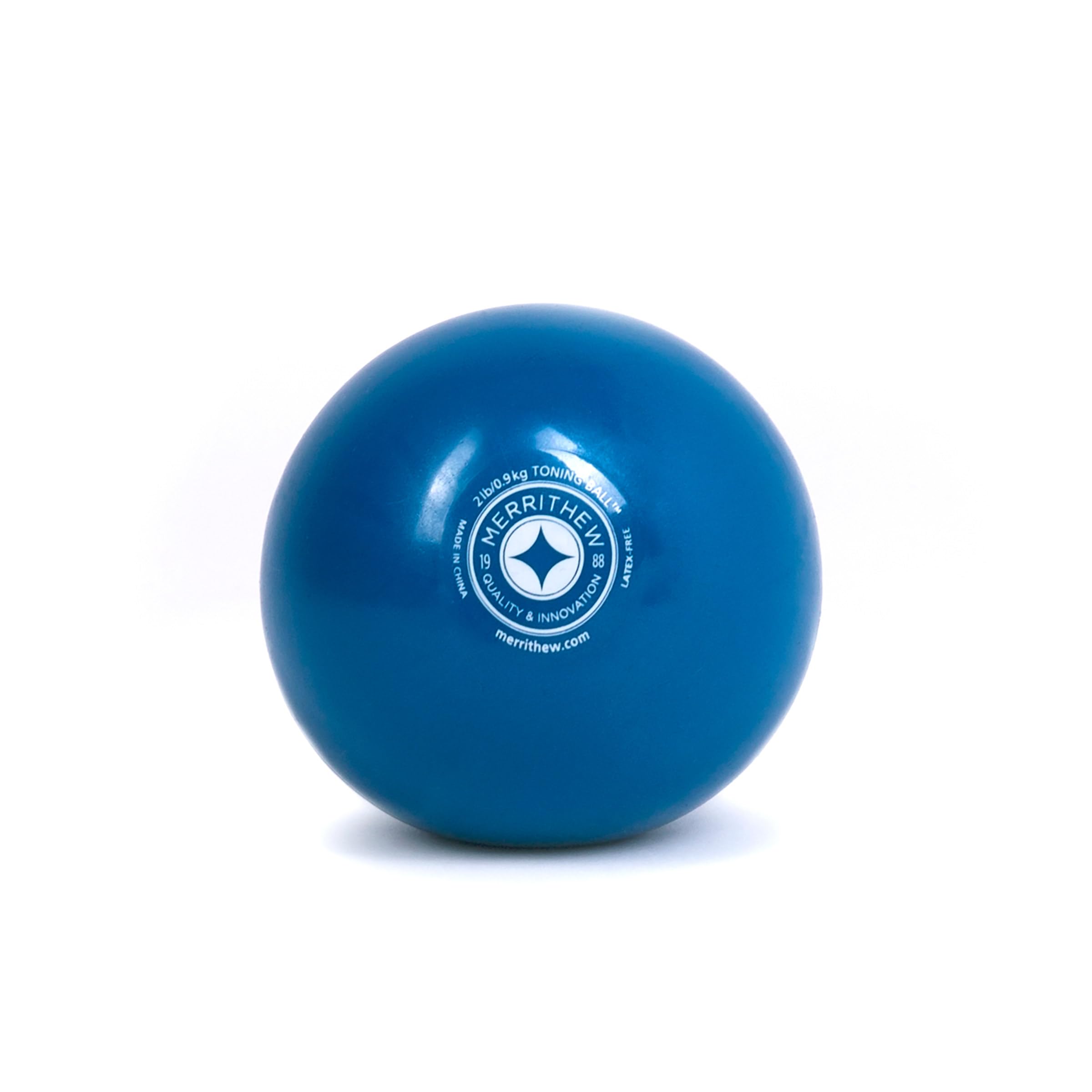 Photo 1 of Merrithew STOTT Pilates Toning Ball (Blue), 2 lbs / 0.9 kg