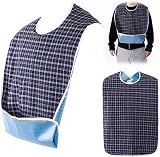 pengxiaomei Adult Bibs Washable Blue Large 78x44cm For Elderly view 6