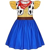 Eledobby Cowgirl Costume Girls Toddler Princess Dress Up Halloween Cosplay Outfits Christmas Birthday Gift