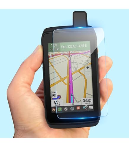 2 Protections D'écran Bruni Pour Garmin DezlCam OTR710 - Anti-rayures & Réutilisables