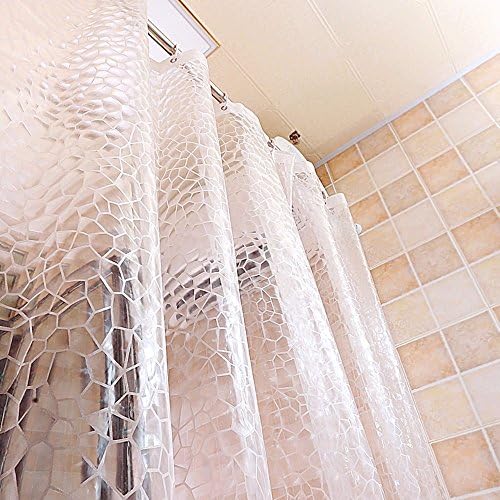 YMFIE Waterproof mould mould antibacterial bath curtain family and hotel privacy protection decoration bathroom curtain,240cmx200cm