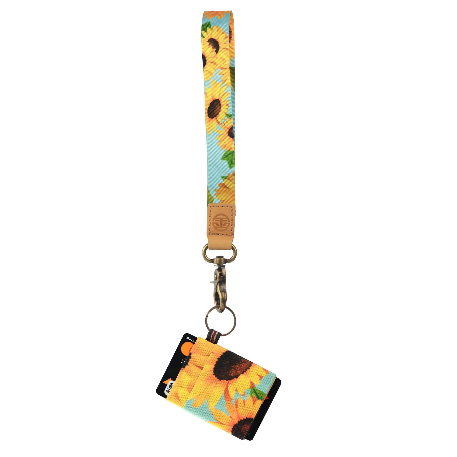 Neck Lanyard with Quick Release BuckleLanyard for Keys Keychains ID Badge Holder Phones Bags (Golden Letter)