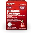 Amazon Basic Care Nicotine Lozenge 4 mg, Stop Smoking Aid, Cherry Flavor, 72 Count, 24 Count (Pack of 3)