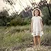 Topmaker Off White Lace Flower Girl Dress