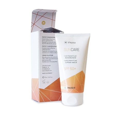 Shejoba SunCare – Sonnencreme LSF 50+ mit mineralischem Booster - Neutral, schnell einziehend, schadstofffrei, schweißfest, a