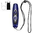 Electronic Whistle Rechargeable for Referees Coaches Teachers Electric Whistle Handheld Blowless Whistles with Lanyard for Outdoor Emergency Pet 4 Tones High Volume USB Charging