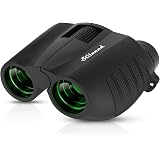 Binoculars 12x25, HD Professional/Waterproof Binoculars with Low Light Night Vision, Durable & Clear BAK4 Prism FMC Lens…