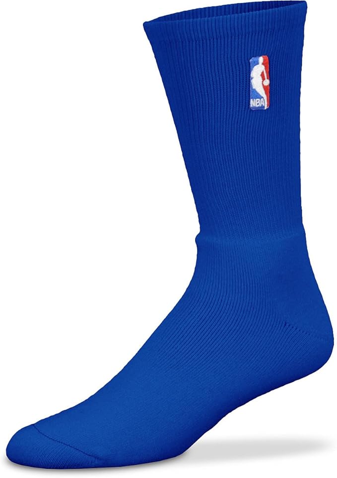 FBF Originals Socks NBA Regular Logo Crew Royal Blue 1pair Large (men 1013
