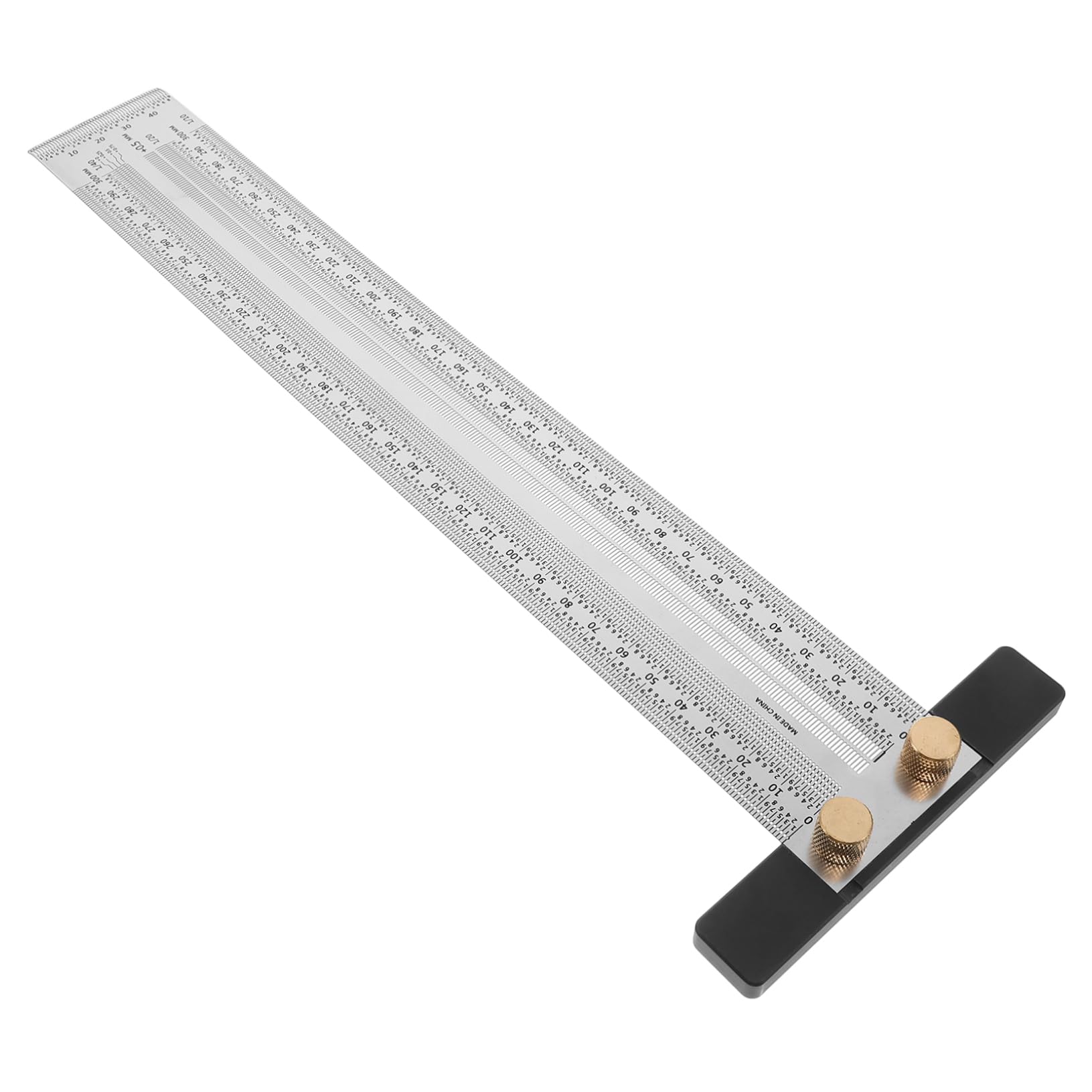 AUTSUPPL T-Square Ruler Woodworking Measuring Tool with Precise Markings Lightweight Portable Angle Ruler for Accurate Carpentry Projects and Home Improvement