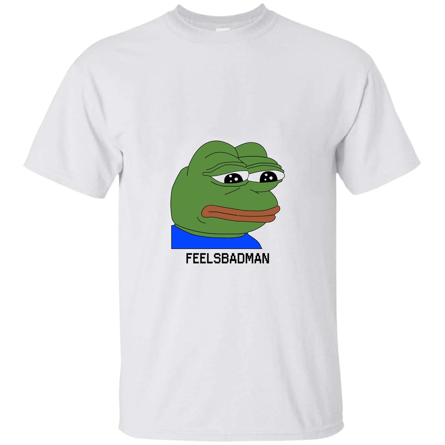 Amazon Com Feelsbadman Twitch Emote Pepe Crying 40 T Shirt Hoodie