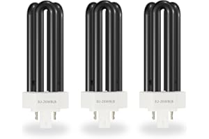 Shootingstar 43050 Replacement Bulbs Compatible with Dynatrap DT1775 1 Acre and DT1750 3/4 Acre Bug Zapper, 3U 26W Black Light Bulb for Mosquito & Flying Insect Trap Light, 3 Pack
