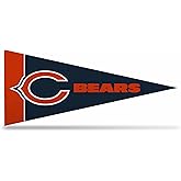 Rico Industries NFL Chicago Bears 8-Piece 4-Inch by 9-Inch Classic Mini Pennant Décor Set