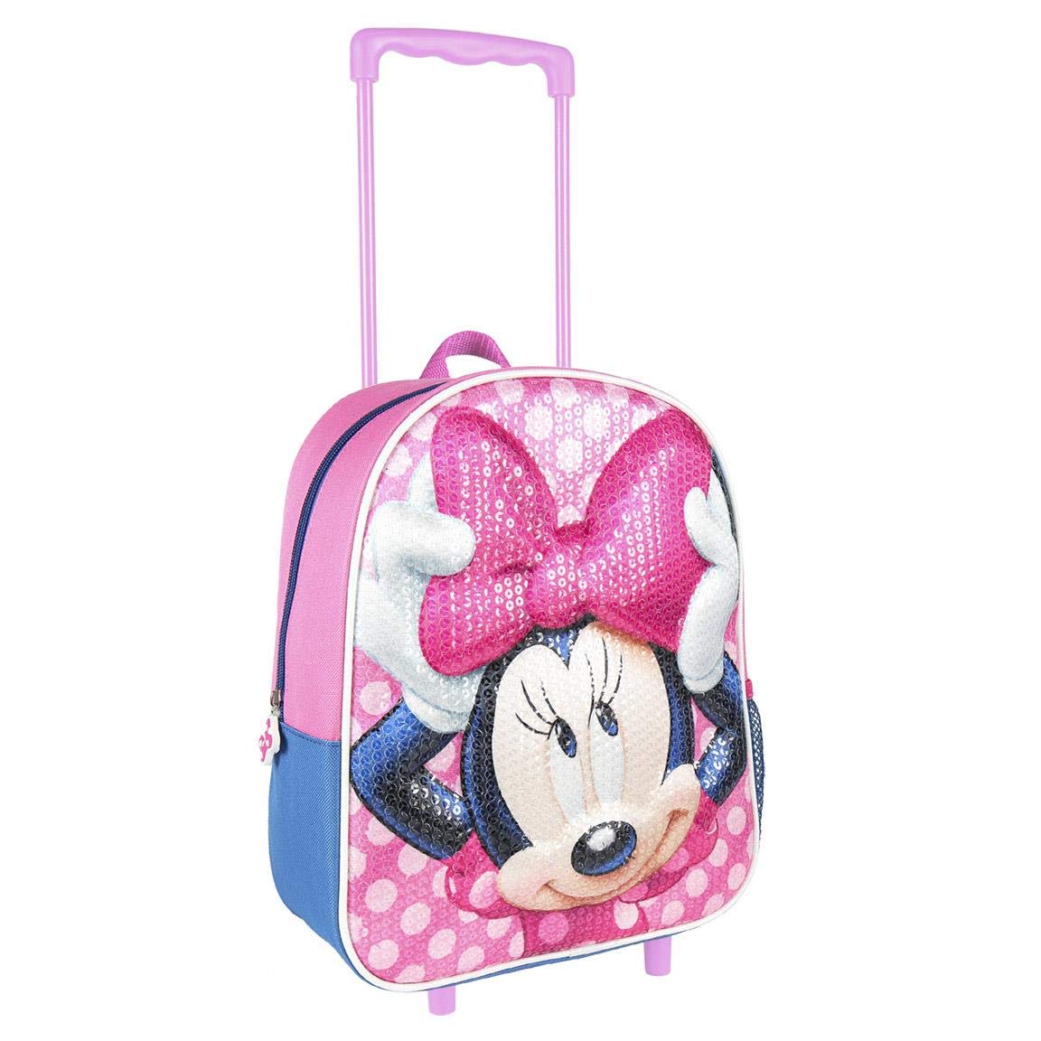 minnie mouse backpack with wheels