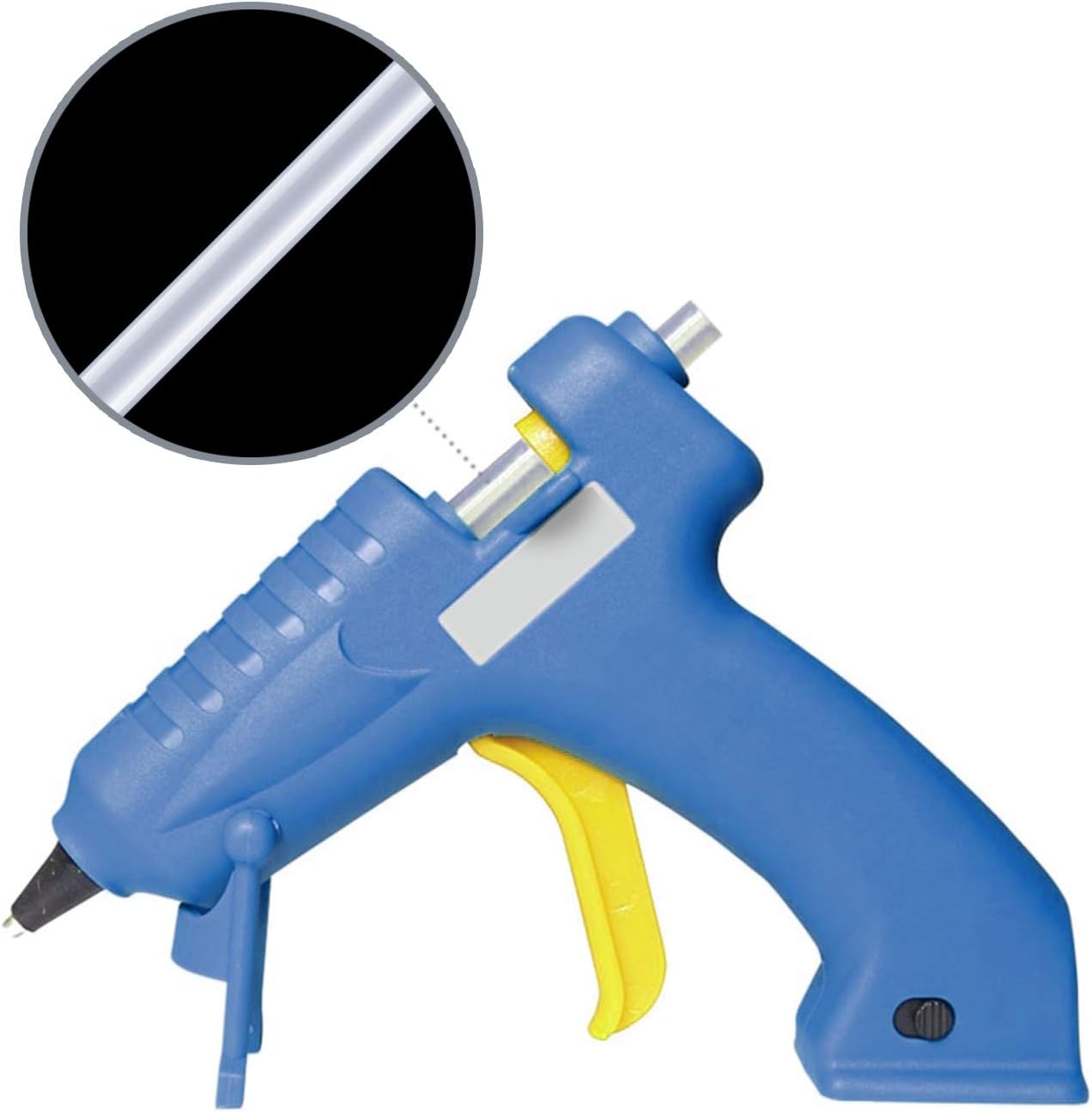 Mini Hot Glue Gun Sticks (Huge Bulk Pack of 80) 4" and 0.27 Diameter - Compatible with Most Glue Guns (80 PCS) (Pack of 80 PCS) -