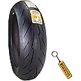 Pirelli Diablo Rosso IV 180/60-17 75W Rear Motorcycle Tire - High Performance, Durable, & Reliable Tire for Super Sport Bikes w/Keychain