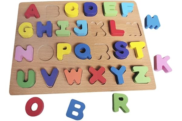 Alfabeto Didático Aprenda Brincando Madeira DM Toys