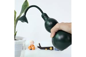 BKSAI Squeeze Bottles for Plants, 11oz Small Watering Can for Succulent, Muti-Function Squirt Bottle for Seedling Watering, Wash, Tattoo, Dark Green
