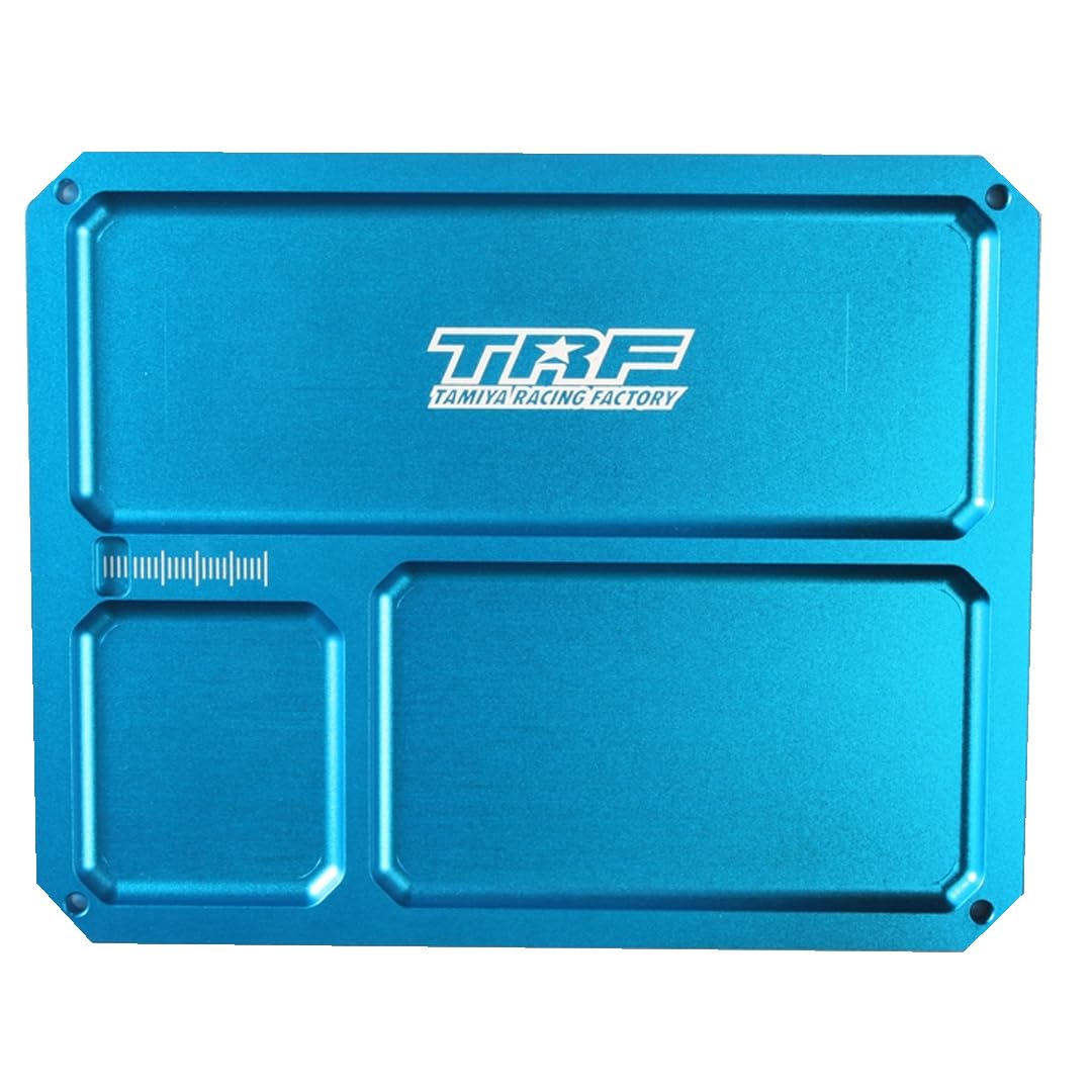 TAMIYA 42292 TRF Aluminium Small Parts Bowl 110 x 140 mm Model Making Accessories Blue
