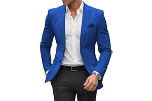 SHUZHXLZANGY Mens Blazers and Sport Coats Slim Fit Jackets for Men Casual Blazer Suit Formal Business